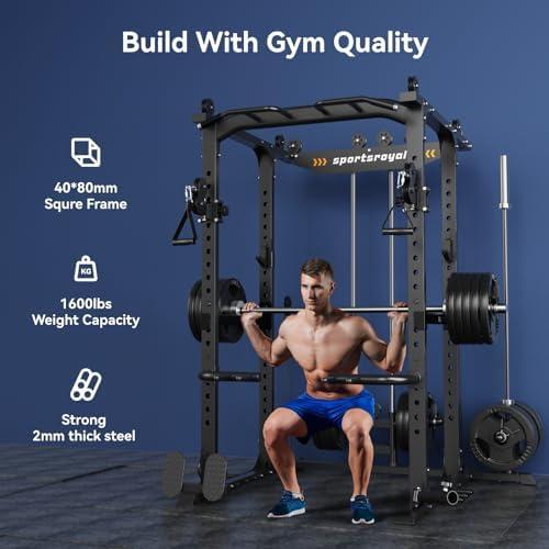 Unlocking Strength: Our Experience with the Sportsroyals Power Cage