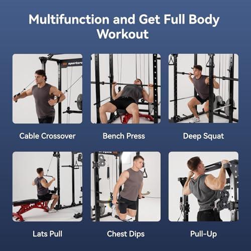 Maximize Our Home Workouts: ⁣Reviewing the ⁣Sportsroyals Power Cage